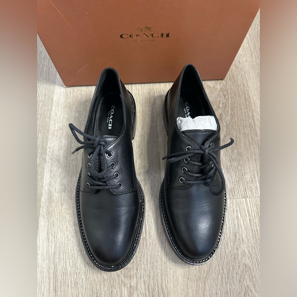 Coach Erica Oxford Leather Shoes